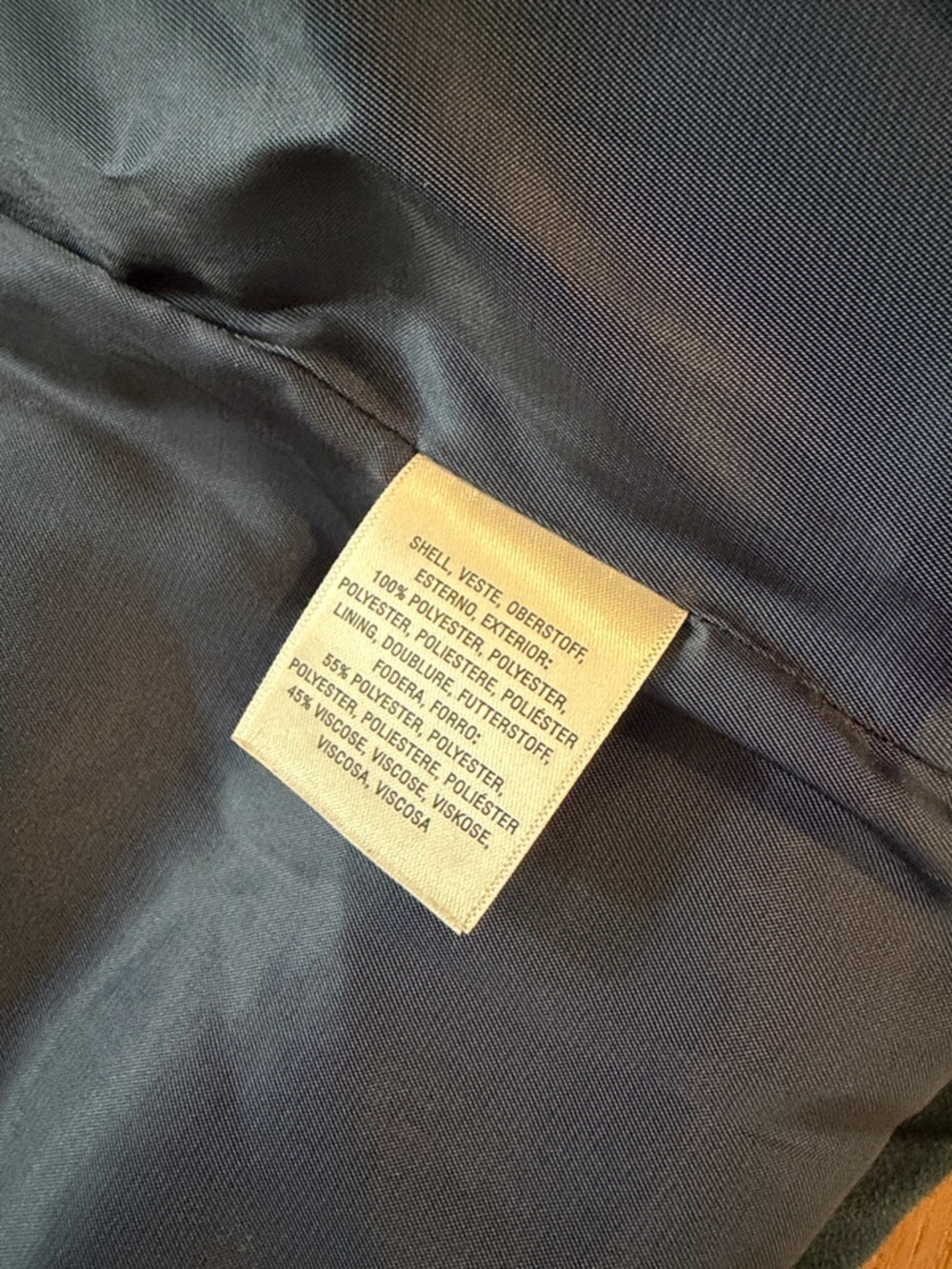 Anthropologie Ett:Twa Floral Blue Puffer Jacket Thick Zip Up - Picture 10 of 12